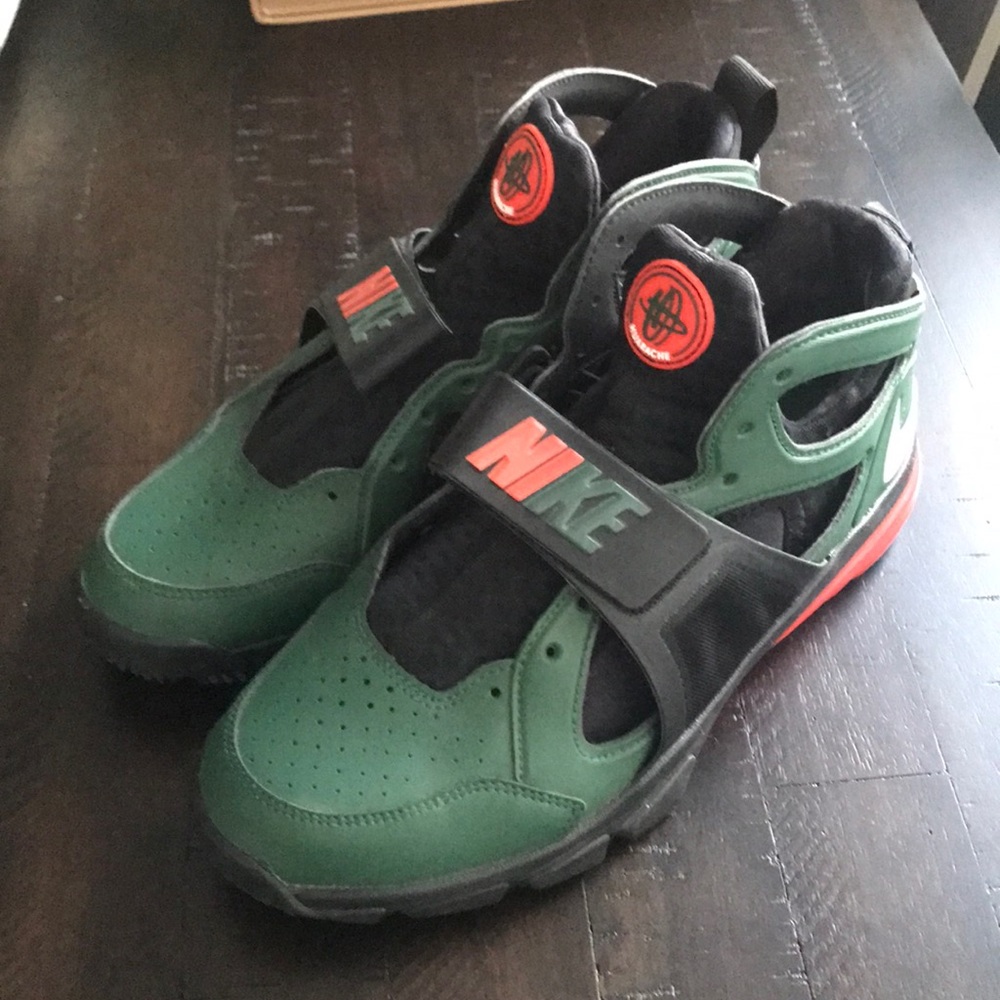 Nike Zoom Huarache Miami Hurricanes Sneakers RARE!